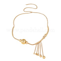 Сплав и пластиковые шарики с кисточками на талии и животе FS-WG3B010-01