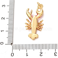 Messing mit Emaille-Anhängern&nbsp;KK-CBA2F11-08B-G01