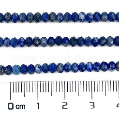 Нитки бусины из натурального ляписа-лазури G-L587-B03-02