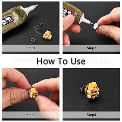 Наборы для самостоятельного изготовления сережек-гвоздиков из нержавеющей стали 304&nbsp;DIY-YW0010-50