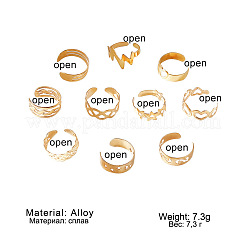 10 шт. 10 стиля кольца-манжеты из сплава для пальцев ног&nbsp;FS-WGB499F-01