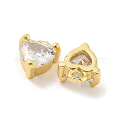 Стойки обшивки латунь микро проложить кубическую прелесть диоксида циркония KK-C038-08G