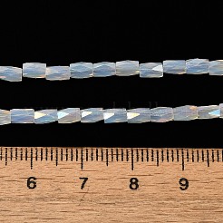 Стеклянные бусины с гальваническим покрытием &nbsp;GLAA-P068-AB06