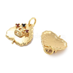 Стойки обшивки латунь микро проложить Циркон подвеску&nbsp;KK-Z071-60G