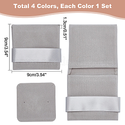 4 set di 4 sacchetti portagioielli in velluto colorato&nbsp;TP-NB0001-39