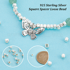 30шт 925 бусины из стерлингового серебра&nbsp;STER-PH0001-99C