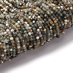 Натурального дерева агат бисер нитей G-RM2025-A40-3mm