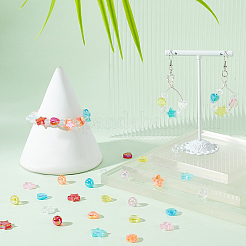 690шт 18 стиля прозрачные акриловые бусины&nbsp;TACR-PH0001-40