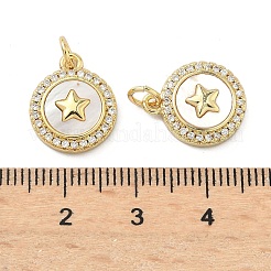 Латунные микро проложить кубического циркония подвески&nbsp;KK-A282-01G-01