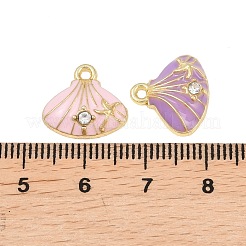 Подвески из сплава эмали и горного хрусталя&nbsp;FIND-H065-04G