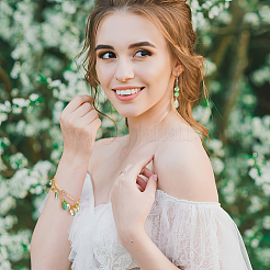 120шт 6 цвета прозрачные стеклянные подвески&nbsp;GLAA-GA0001-80