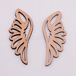 Необработанные деревянные филигранные столярные звенья&nbsp;WOOD-WH0099-10A