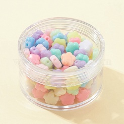 120 шт. Непрозрачные акриловые бусины SACR-FS0001-16