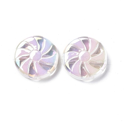 Непрозрачные акриловые бусины с УФ-покрытием&nbsp;X-OACR-P010-02