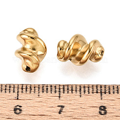 Гофрированные бусины из нержавеющей стали 304 с закручиванием STAS-T072-13B-G