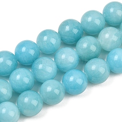 Fili di perle di giada Mashan naturale di dimensioni graduate&nbsp;GG-CBA2AE1-A08-L