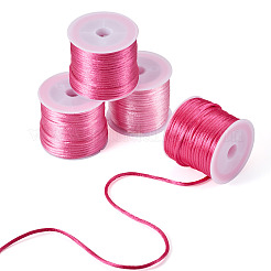 4 Rolle Nylon-Rattail-Satinschnur in 4 Farben&nbsp;NWIR-TA0001-44