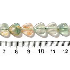 Естественный зеленый флюорит бисер нитей G-R190-10mm-47