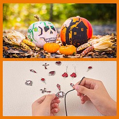 14 шт. 7 стильные подвески из сплава со стразами на Хэллоуин&nbsp;JX160A