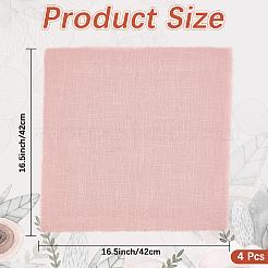 Квадратная дорожка для стола из хлопка&nbsp;AJEW-WH20018-13D