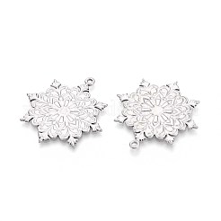 Рождественские подвески-снежинки из нержавеющей стали 304 STAS-T067-38P