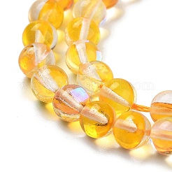 Perle di vetro trasparente&nbsp;GLAA-B022-6mm-06
