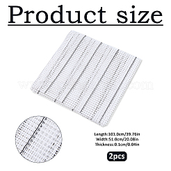 Tejido de malla de crochet para alfombras de poliéster&nbsp;AJEW-WH0481-751