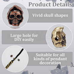 3шт 3 цвета латунные бусины FIND-FG0003-71