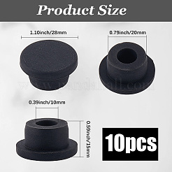 10шт силиконовые заглушки для отверстий&nbsp;AJEW-GF0011-66E