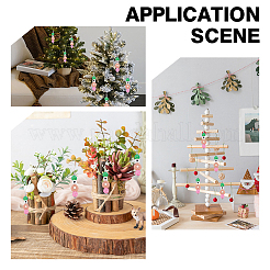 12 crochet perlé en fer pour décoration d'arbre de Noël&nbsp;AJEW-AR0005-57