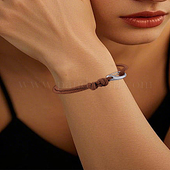 1шт. браслеты из полиэфирного шнура для пары&nbsp;BJEW-LP0003-64