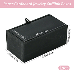 Бумажные картонные коробки для запонок&nbsp;CON-WH20008-13A