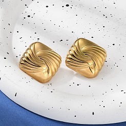 Серьги-гвоздики из нержавеющей стали 304 для женщин&nbsp;EJEW-K306-01G