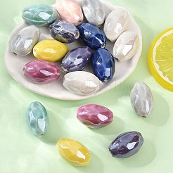Perles de porcelaine émaillée&nbsp;PW-WG559A4-M