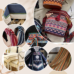 Вышивка полиэфирными лентами в этническом стиле OCOR-GA0002-38