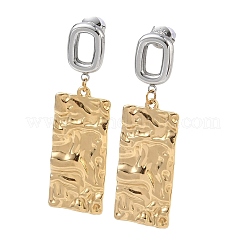 Boucles d'oreilles pendantes en acier inoxydable 304 pour femmes&nbsp;EJEW-F412-01GP-02