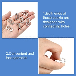 10 шт. 10 стиля 304 нержавеющая сталь брелок застежка фурнитура FIND-CJ0002-80