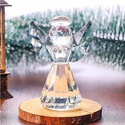 1 шт. стеклянные украшения для показа ангелов&nbsp;AJEW-DJ0002-49A