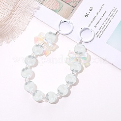 50 шт. Прозрачные акриловые бусины&nbsp;TACR-CJ0001-55