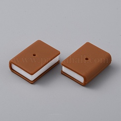 Perline in silicone a forma di libro&nbsp;SIL-WH0002-93E