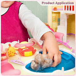 80шт. 8 стиля пластиковых вешалок для кукольной одежды&nbsp;DIY-GA0008-48