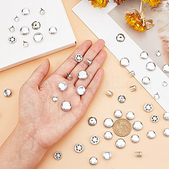 120 комплект из 2-х стильных алюминиевых кнопок для верхней крышки BUTT-BC0001-03