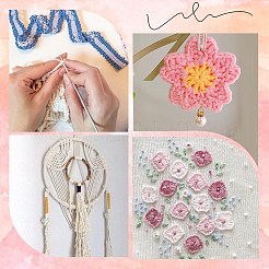 2 пакетик 6-слойных хлопковых ниток для вышивания&nbsp;DIY-DJ0005-18A