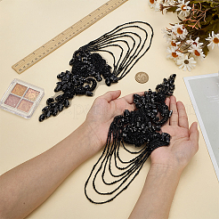 2 ornement de couture en strass&nbsp;DIY-WH0899-342B-1