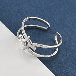 Кольца-манжеты из нержавеющей стали 304 для женщин&nbsp;RJEW-A079-04B-P