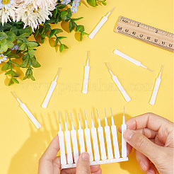 Маленькая пластиковая щетка для чистки отверстий для душа в ванной комнате&nbsp;LS-FIND-WH0152-10