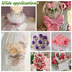 Упаковка для букетов цветов из морщинистого волнистого полиэстера FIND-WH0110-752