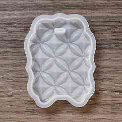 Силиконовые Молды для кулона с тиснением в виде цветка своими руками&nbsp;LS-DIY-G079-01B