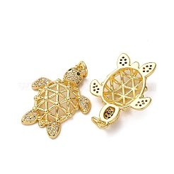 Латунные микро проложить кубического циркония подвески KK-A271-03A-G