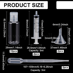 Пластиковые бутылки с откидной крышкой&nbsp;DIY-BC0013-34